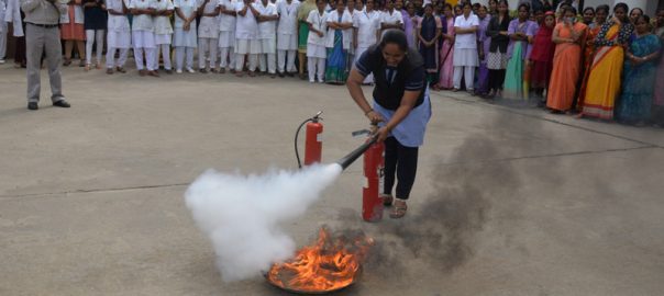 Fire Fighting Mock Drill